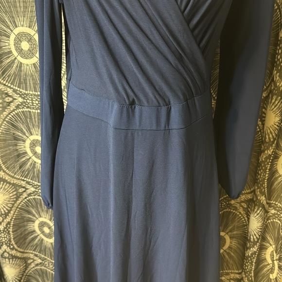 NWT Navy Blue Knee Length Dress by LY - 37 - Picture 3 of 6